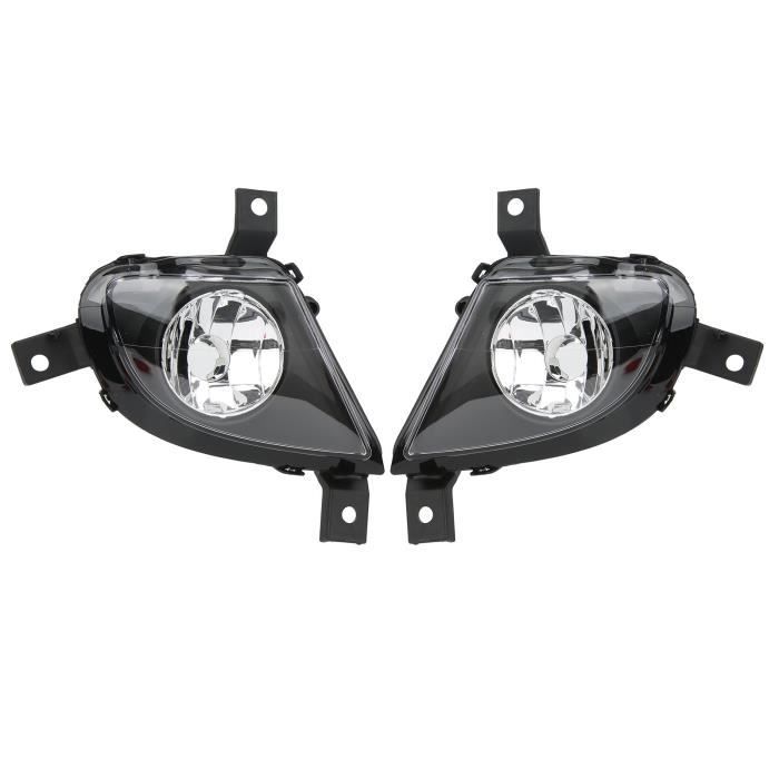 Nilight Ensemble de phares antibrouillard compatible avec GMC Sierra 1500 1500HD 2500 2500HD 3500 de 2003 2004 2005 2006, remplacement côté conducteur et passager