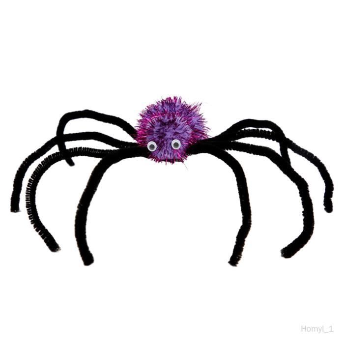 Halloween araignée pince à cheveux Barrette Cosplay Costume coiffure  chapeaux fête faveur décoration araignée épingle Violet - Cdiscount Au  quotidien