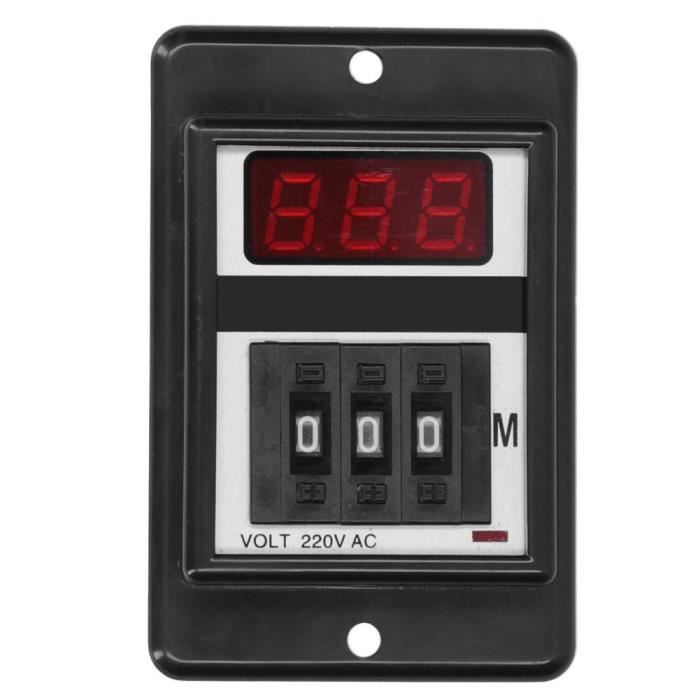Minuterie De Four électronique 120 Minutes - 15A/125V Ou 16A/250V - Métal, Pour Micro-ondes, Friteuse, Cuisinière - 8