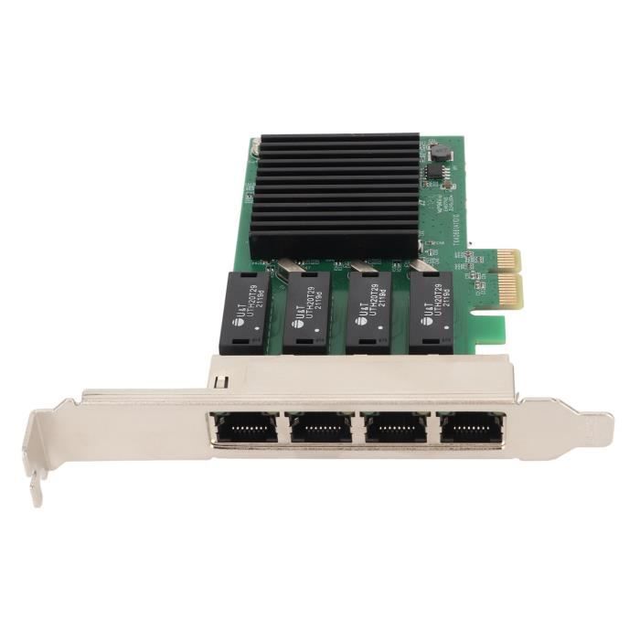 Carte Réseau PCIe 4 Ports 2,5 Go – Ethernet 2.5 Gigabit – RTL8125BG – Neuf