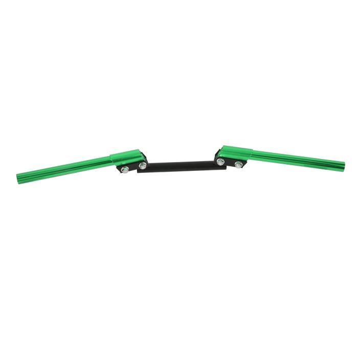 Guidon Moto Rétro 22mm (7/8”) En Alliage Aluminium Noir - Universel Pour Custom, Scooter, BMX - 11