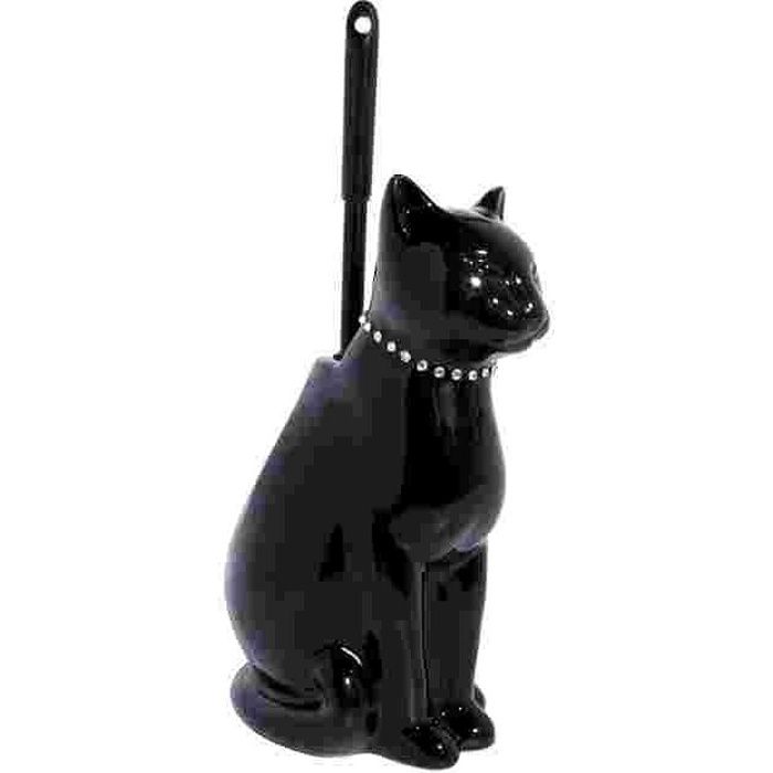 Pot et Brosse 'Chat' NOIR