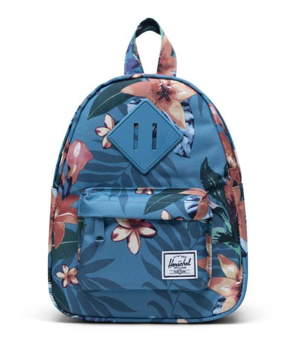 Herschel blue floral backpack outlet