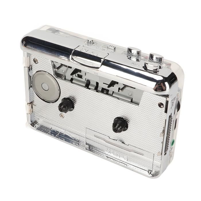 HURRISE Convertisseur cassette MP3, lecteur cassette USB, son