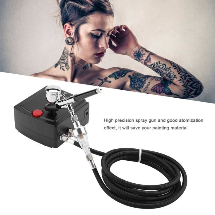Kit Aérographe 3 En 1 Double Action Avec Aiguille 0,3mm - Parfait Pour Débutants Et Pros