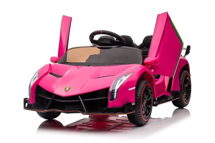 Voiture électrique Lamborghini SIAN pour enfants 3-8 ans avec télécommande  2.4G, lecteur MP3 et USB - Rose - Cdiscount Jeux - Jouets