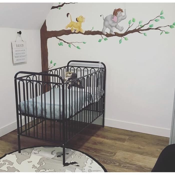 Polini Kids Lit Metal Vintage 1 60 Black Cdiscount Puericulture Eveil Bebe