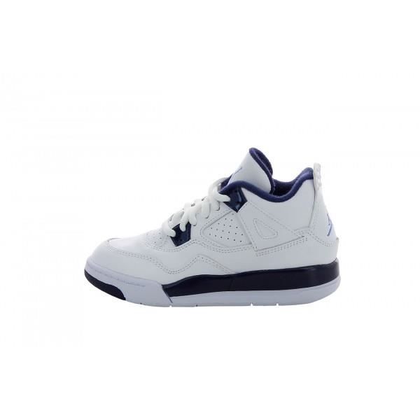 Basket Nike Air Jordan 4 Retro Cadet (PS) - 707430-107 Blanc Blanc -  Cdiscount Chaussures