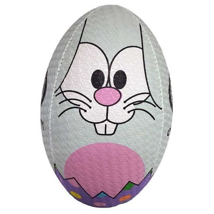 Gilbert Ballon de Rugby Easter Bunny Taille 5