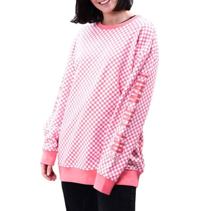 pull vans femme rose