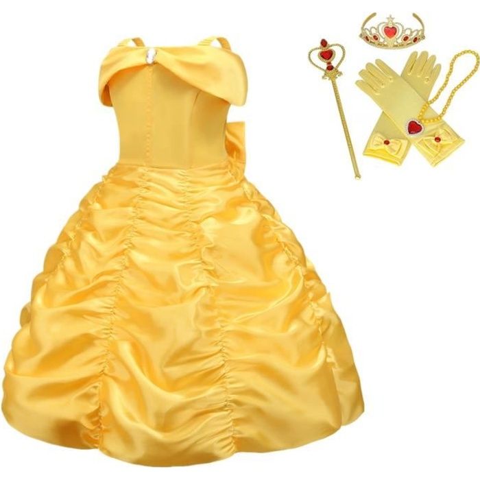 2019 Nouveau Déguisement de princesse Belle pour filles - Costume d
