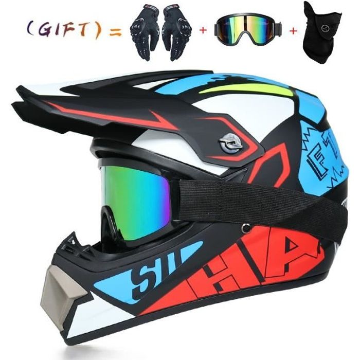 Casque de Motocross fougueux hors route professionnel vtt Cross casques vtt  DH casque de Moto de course Dirt Bike Capacete de Moto c