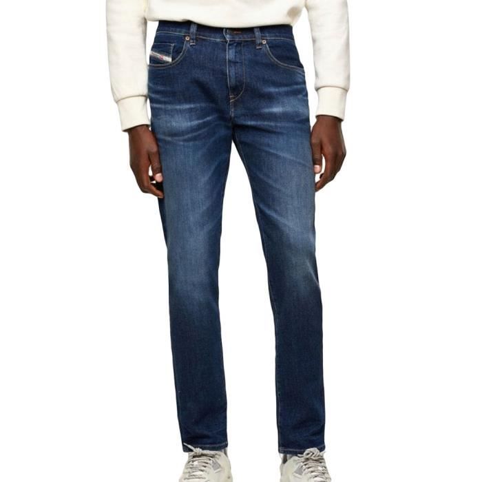 Jeans Slim Bleu fonc classique homme Diesel D strukt Bleu