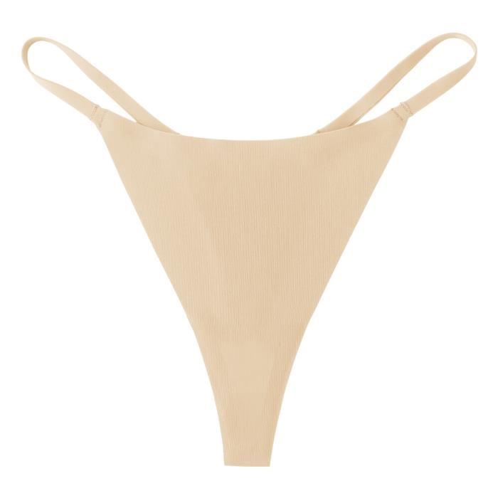 Culotte Femme 3 En 1 Soie Glacée Taille Haute - Sans Couture, Invisible, Effet Gainant, 7A - 2