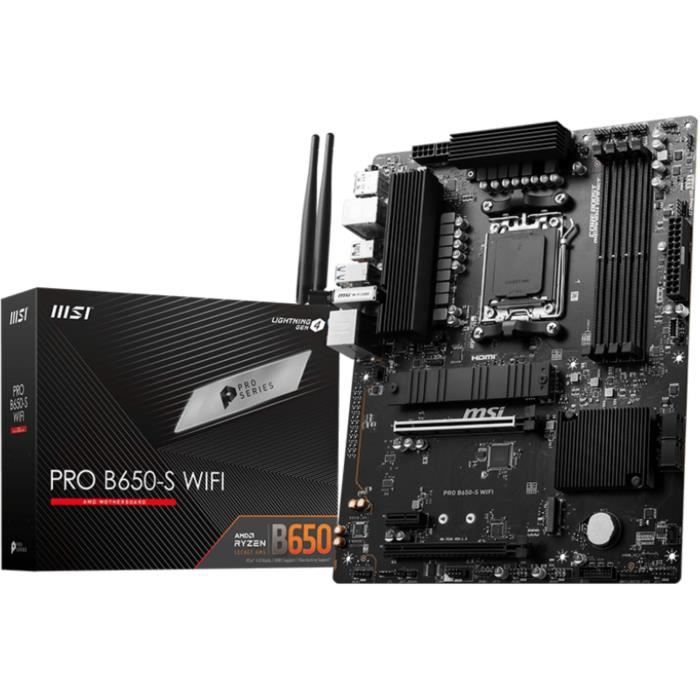 Carte mère - MSI - PRO B650-S WIFIEmplacement AM5 ATX