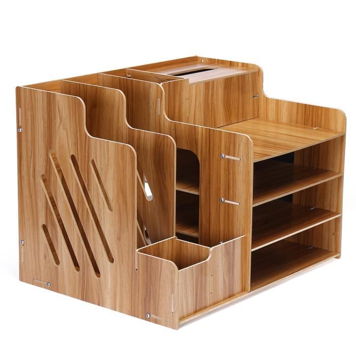 Bois Bureau Organisateur Rangement Stockage Rack Etagere A Livres Support Papier Brun Clair Achat Vente Organisateur De Tiroir Bureau Organisateur Cdiscount Bois Bureau Organisateur Rangement Stockage Rack Etagere A Livres Support Papier Brun Clair Achat Vente Organisateur De Tiroir Bureau Organisateur Cdiscount