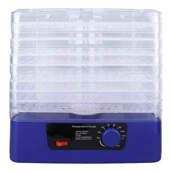 Déshydrateur de fruits et légumes non programmable - 5 plateaux - N3040