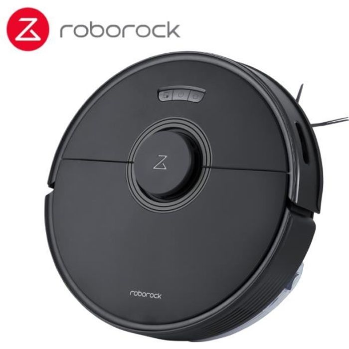 Roborock Q7max Noir Robot Aspirateur laveur 2 en 1 Version améliorée de S5 MAX Alexa