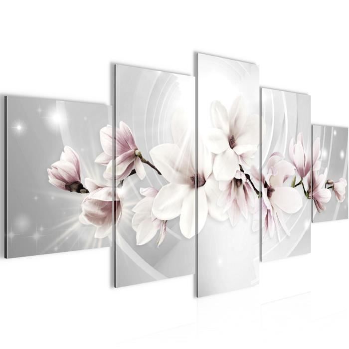 Tableau Mural Artgeist Lot De 2 Pièces - Toile Fleurs Zen Pour Grand Salon, Neuf