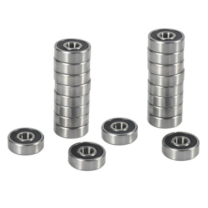 10 Roulements à Billes F6900ZZ Avec Bride - Haute Vitesse 10x22x6mm - Joint Double Face Pour Applications Légères