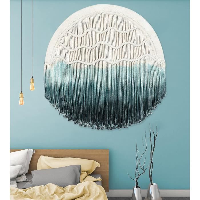 Rideau De Porte En Macramé Tissé À La Main - Décoration Murale Bohème