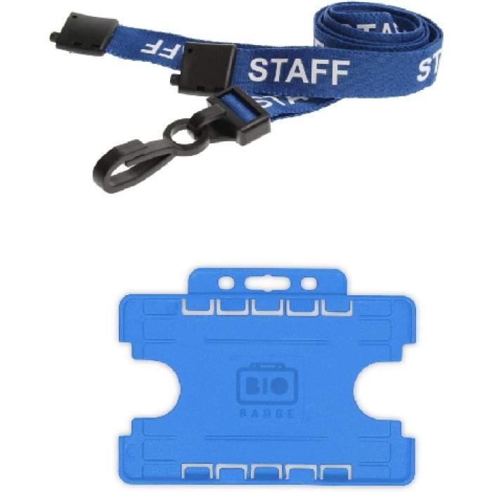 Porte-badge Double Face Pour 2 Cartes D'identité, Carte De Bus, Carte