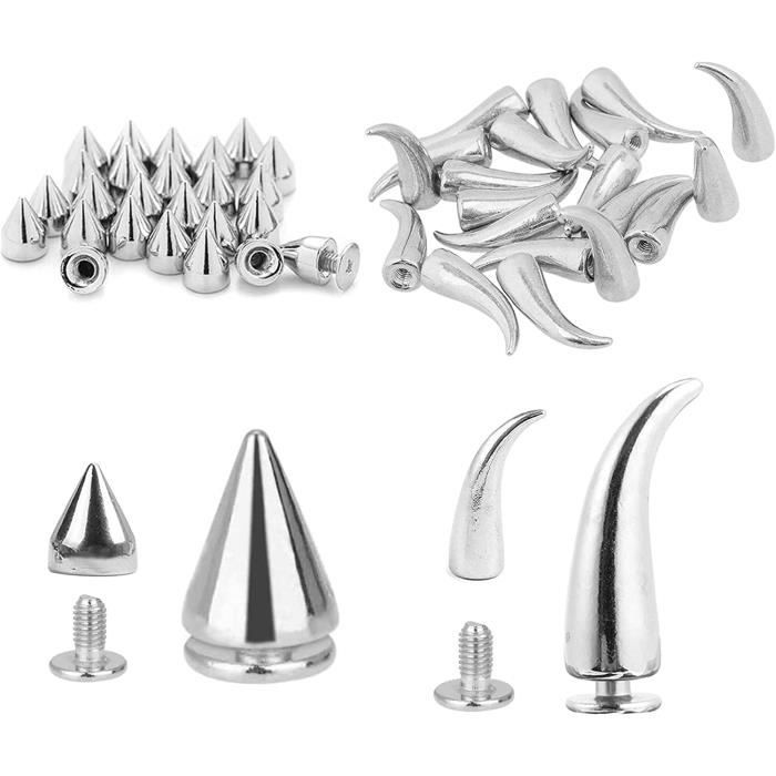100 Pièces Rivet Cône Rivets Clous Conique Rivets Cône De Style Punk