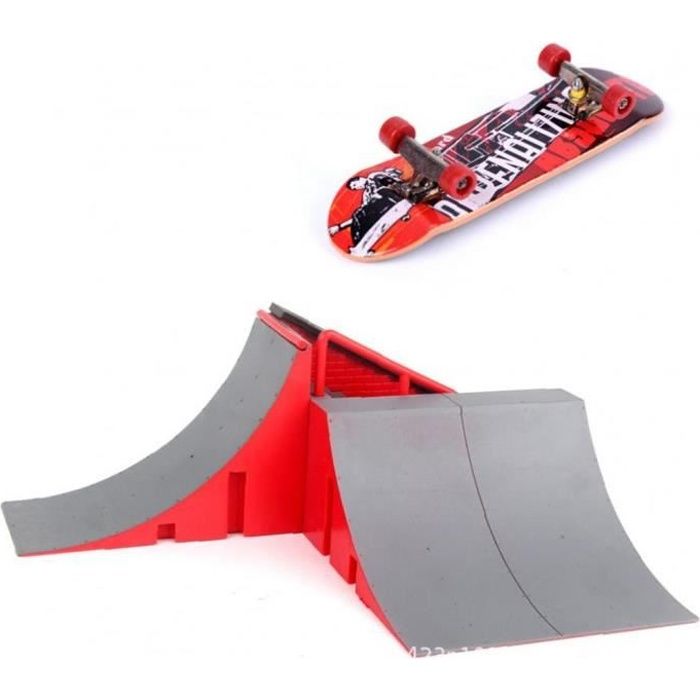 Jouet .finger skateboard aire de jeu jouet skate park kit pi?�ces rampe pi?�ces de formation 
