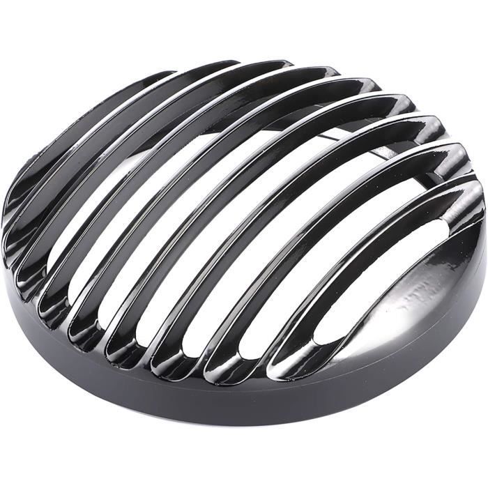 Grille De Protection Phare Moto Pour Yamaha XT660Z 2007-2017 - Métal Noir, 4 Points De Fixation