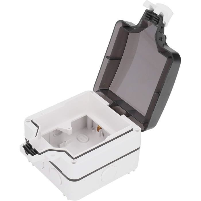 Boîtier Étanche IP55 Pour Disjoncteur Moteur - Compatible GV2-MC02 / GV2-ME - ABS, Dimensions ~140x90x85 Mm