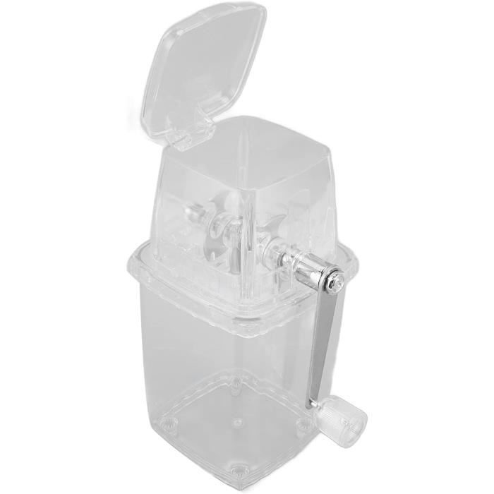 Broyeur à Glace Manuel - Pour Cocktails, Smoothies Ou Appâts Pêche - Portable Et Facile à Nettoyer