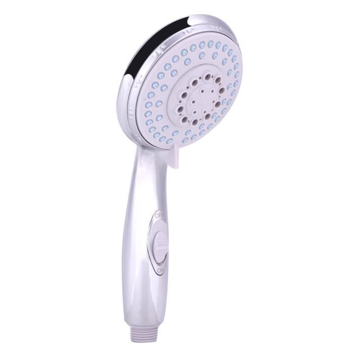 Pommeau de douche haute pression 4/6 pouces, grand pulvérisateur rond