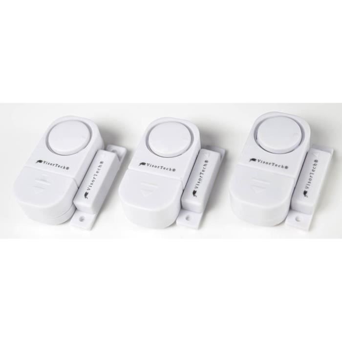 Mini-alarmes pour portes et fenêtres, lot 3