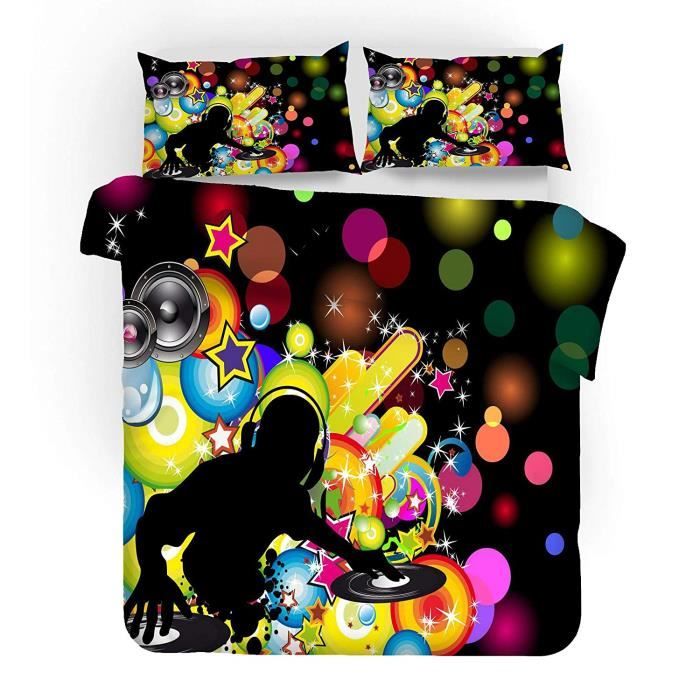 BBCS 100/% Polyester Drap Housse de Couverture de Matelas de Couleur Unie Linge de lit avec Bande /élastique Ensemble de literie King Size prot/ège-Matelas 80x200x25cm Noir