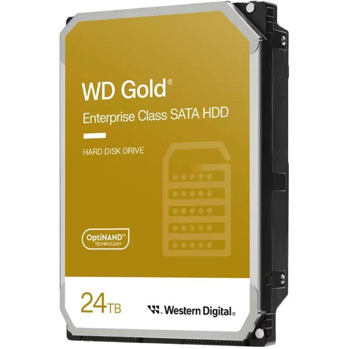 WD Gold - Disque dur - 24 To - 35 - 7200 tr/min