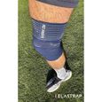 Bande Bandage Genou Strapping élastique à scratch - Attelle Genouillère de protection compression et maintien - Elastrap -1