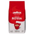 LAVAZZA Qualita Rossa-Un mélange de grains de café Arabica et Robusta torréfiés, grains de café 1 kg-1
