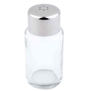 Lot De 30 Salières Et Poivrières En Verre - Avec Couvercle Inox Champignon, 76.5g, Pour Cuisine Maison Ou Professionnelle