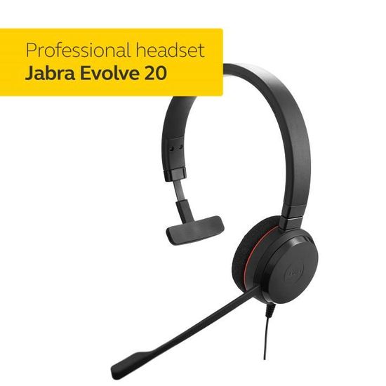 Jabra Evolve 65 Second Edition - UC téléphone Micro-casque supra