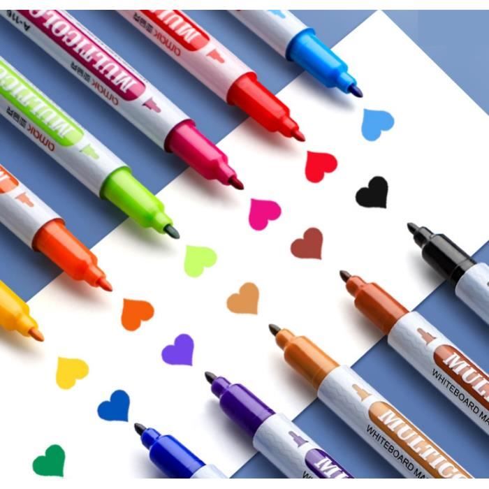 Stylos de peinture à l'eau magiques pour enfants, stylos à encre flottante  magiques avec cuillère, marqueur de tableau blanc effaçable à sec meilleur  cadeau
