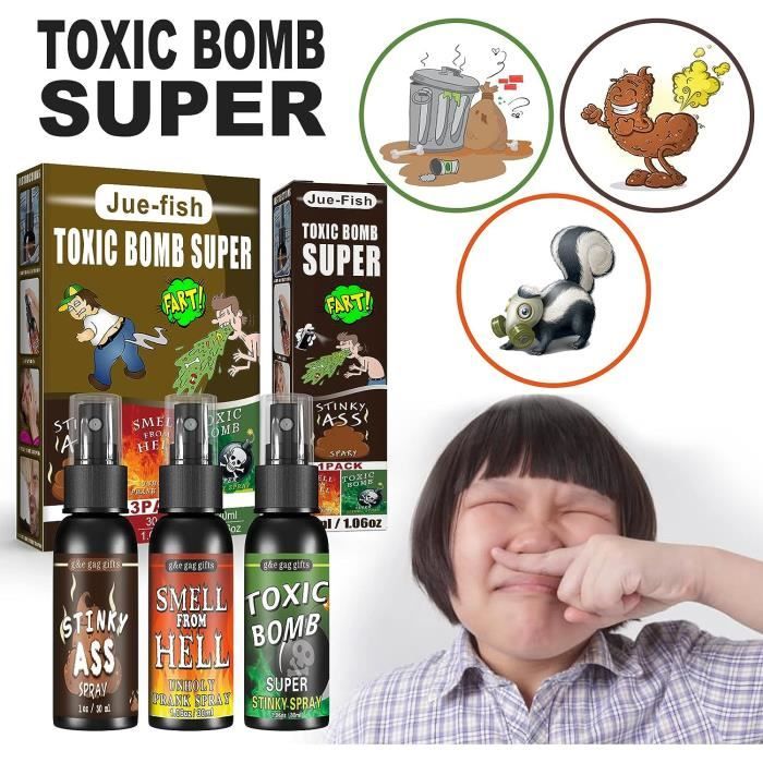 Spray Qui PUE Le Caca, 2024 Spray Puant Puissant, Drôle Et Puant Fart Prank Sprays Smell from