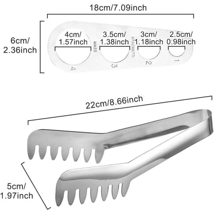 Pince À Nourriture, Pince De Service À Pâtes En Acier Inoxydable Et — free download