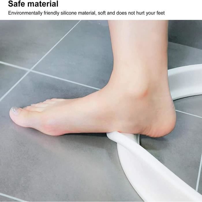 Pare-éclaboussures De Douche En Silicone Blanc Barrière Souple 3m