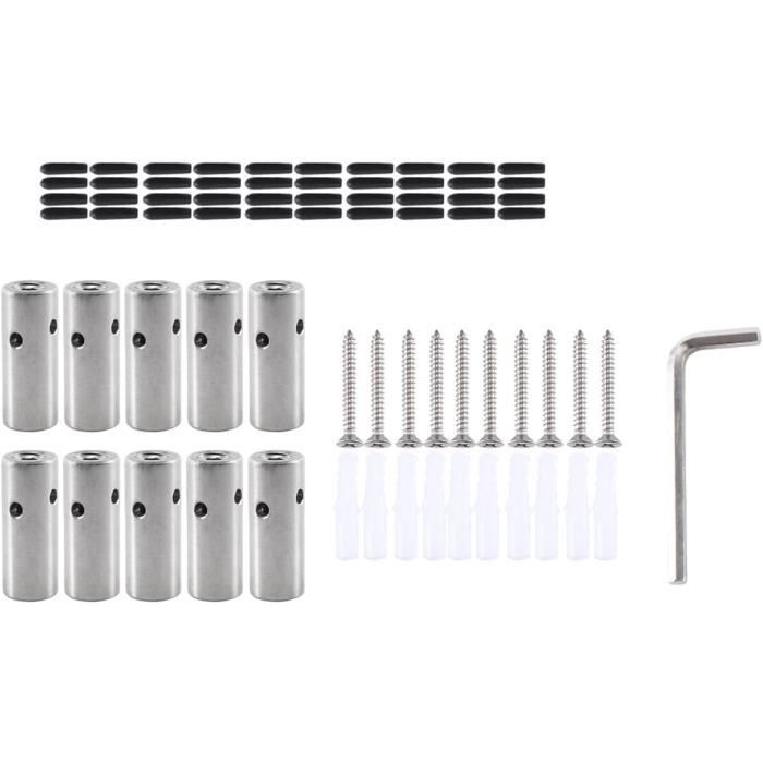 Vis D'ancrage Pour Treillis Métallique De Plantes Grimpantes - Acier Inoxydable, Pour Câbles 2mm - 5