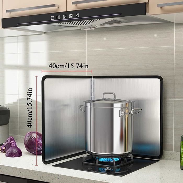 Protection Anti-éclaboussures Cuisinière Wuciray - 30cm Ajustable