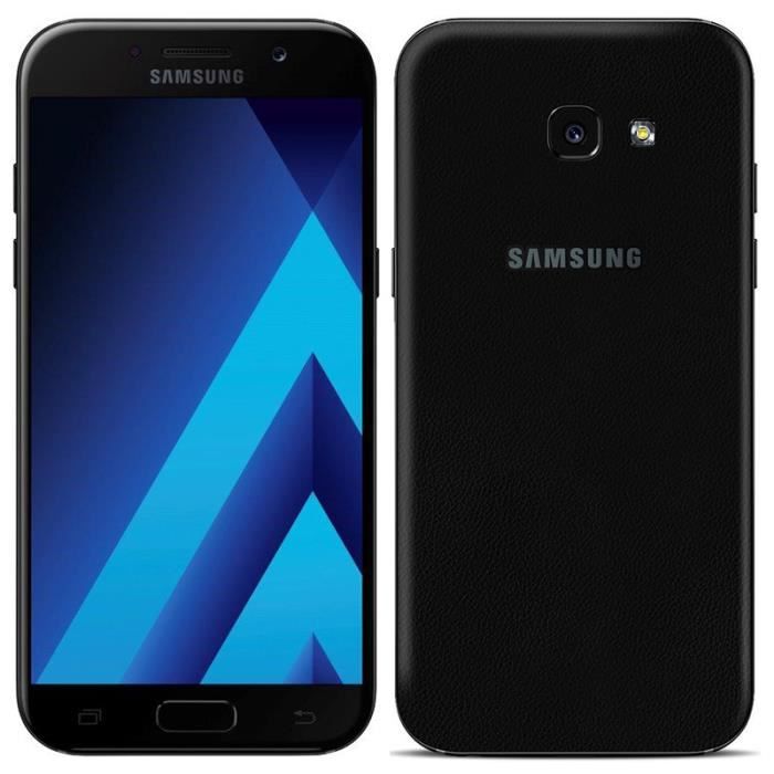 Samsung Galaxy A5 2017 A520F 32 Go Noir 5.2 Pouce Sideral Cdiscount Telephonie