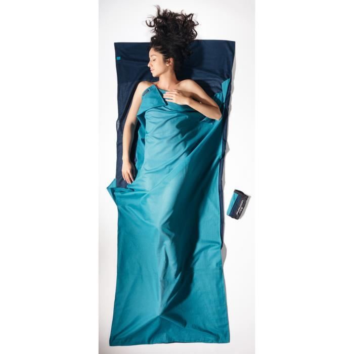 Cocoon - Drap de sac Soie Rect Travel Sheet XL Ultramarine Blue Cocoon - Drap de sac Soie Rect Travel Sheet XL Ultramarine Blue