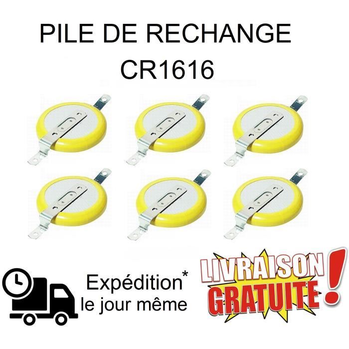 Lot De 9 Piles CR1616 Pour Sauvegarde Game Boy - Compatible Pokemon Rouge/Bleu/Jaune - Neuf