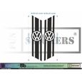 Volkswagen Transporter T4 T5 T6 Bandes latérales Logo - NOIR - Kit Complet - Tuning Sticker Autocollant Graphic Decals-2