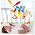 FLY06316-Jouet de dentition de peluche doux de bébé Teher Teher avec jouets endormis à hochet multi-sensoriel pour le nouveau-né-2